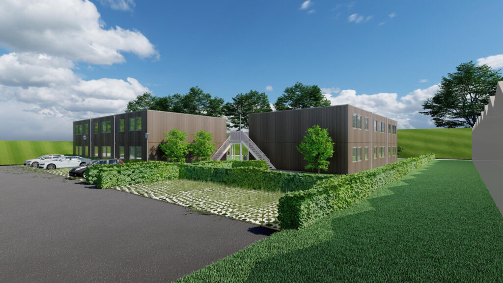 Prefab arbeidersappartementen in het Westland